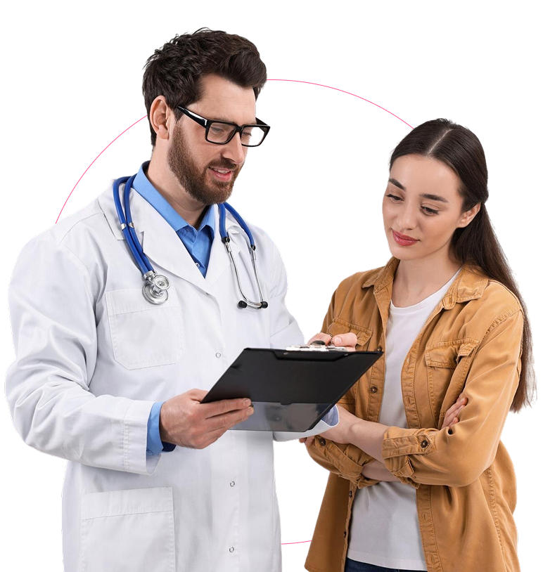 Pregnant woman holding belly – maternity care and prenatal support